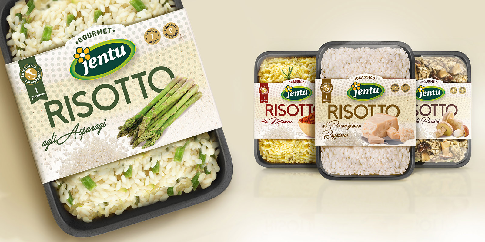 Jentu - Risotti gourmet pronti da gustare